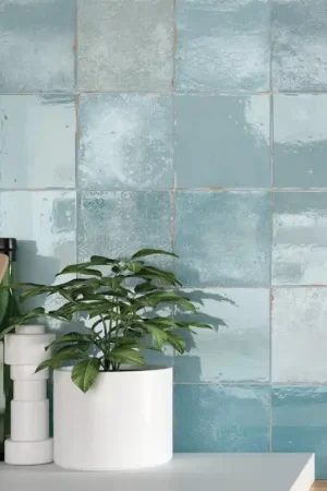 carrelage imitation zellige 12,5x12,5 cm MESTI AQUA Nouvelle Collection